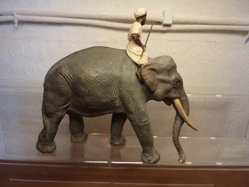 Elefante con mahout lineol - elefante, di