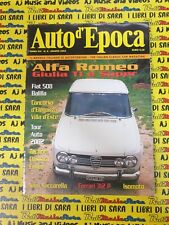 Rivista AUTO D'EPOCA anno XIX