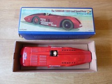 Schylling Tinplate Sunbeam 1000 Land Speed Record Auto Rosso Avvolgibile