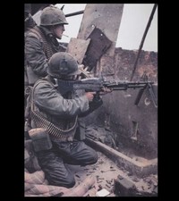 Guerra Vietnam US Marines Gun