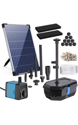 Kit filtro laghetto solare - kit, 12w