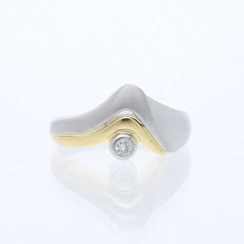 Anello brillante 950 - , platino