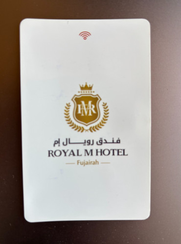 Royal hotel room key - room, card