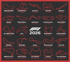 Calendario Formula 1 2026 F1
