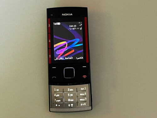 Nokia red unlocked - x3-00,