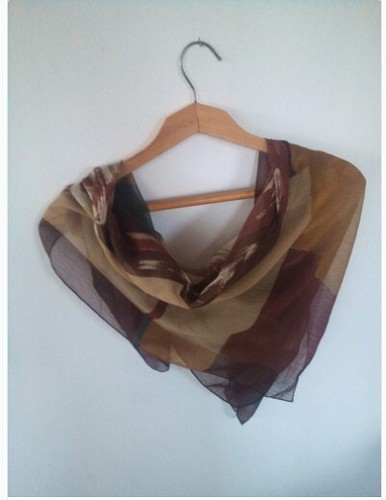 Foulard vintage colori autunno - vintage,