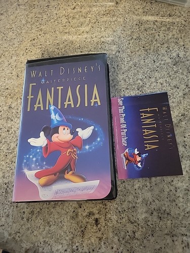 Fantasia vhs 1991 walt disney - vhs,