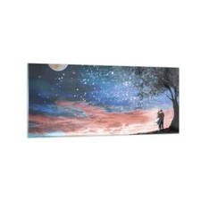 Quadro su Vetro 120x50cm Cielo