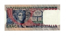 50000 LIRE VOLTO DI DONNA TRE