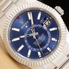 2023 CARD ROLEX MENS BLUE