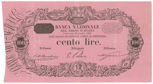 100 lire banca nazionale nel - 100,