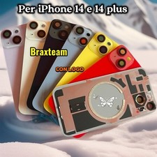 Scocca Telaio Vetro IPHONE 14 - 14 Plus BACK COVER COMPLETO MAGSAFE GUARNIZIONE