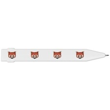 'Red Panda Face' Flat Magnetic