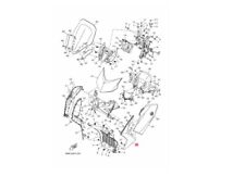 SCUDO INFERIORE SINISTRO ORIGINALE YAMAHA XMAX X-MAX TECH MAX 125 300  2023 2024