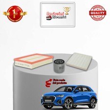KIT TAGLIANDO 3 FILTRI AUDI Q3 F3 35 TFSI 110KW 150CV DAL 2018 ->
