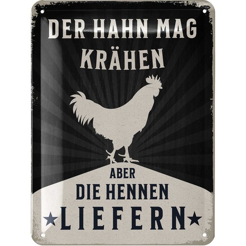Targa latta lanlu galline - targa,