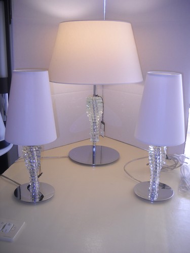 Tris lampade con paralume - tris,