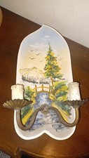 ANTIQUE HAND PAINTED CERAMIC