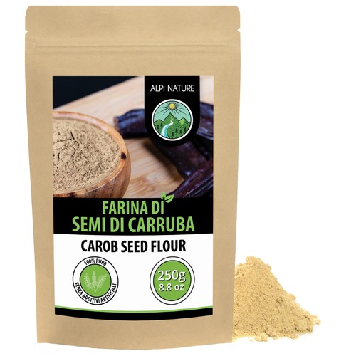 Farina carrube 250g semi - di,