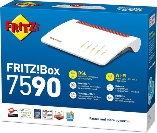 Modem router fritz box 7590 - router,