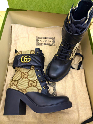 Gucci monogramma stivaletti - gucci, gg-monogramma