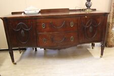 BUFFET ANTICO IN MOGANO SERVANTE INGLESE VITTORIANA SIDEBOARD CON CASSETTI 