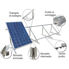 Struttura di montaggio a 30°