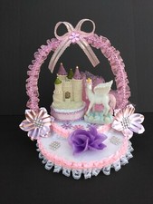 Centrotavola compleanno bambina unicorno cake topper festa bomboniera decorazione