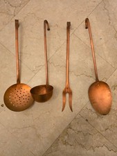 Set Di 4 Vecchi Mestoli