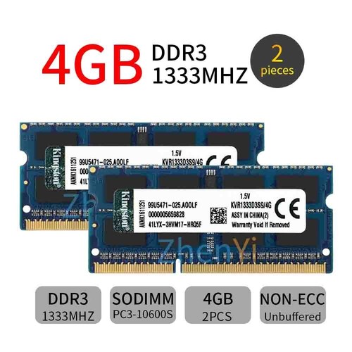 Kingston 8go 4go ddr3 - 8go,