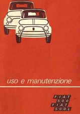 FIAT 500 F/L d'epoca Libretto