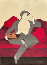 Leonetto CAPPIELLO - Affiche en lithographie cigares habanos 1998