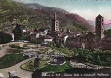 SUSA  (  Torino  )  -  Piazza Pola e Campanili Millenari.......Ediz. G. Cerutti