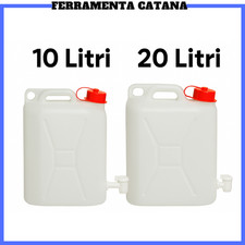 tanica acqua con rubinetto per