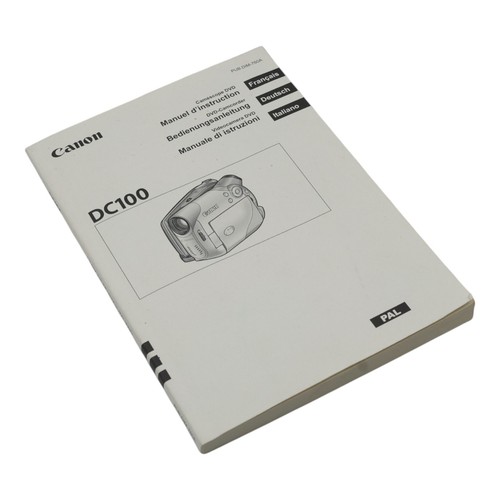 Canon dc100 videocamera dvd - canon,