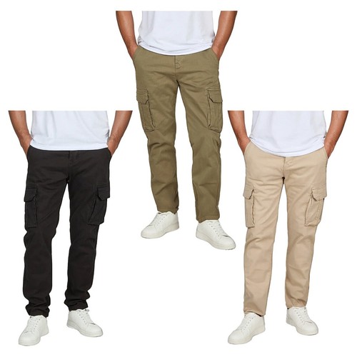 Denimfy pantaloni combat uomo - pantaloni,