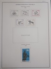 GERMANIA - DDR - 1964 - LOTTO FRANCOBOLLI SU PAGINA ALBUM - MH