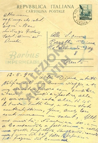 Cartolina postale originale - postale,