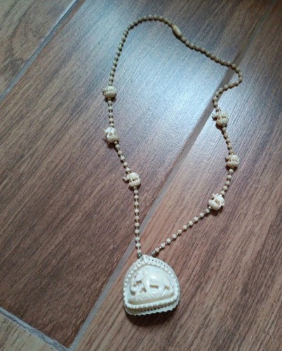 Collana ivorio etnica animali - ivorio,