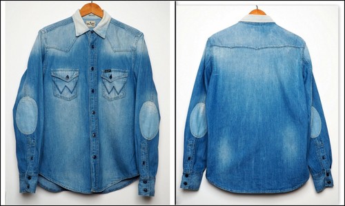Wrangler camicia jeans da - wrangler,
