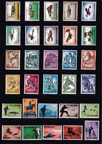 San marino 1962 - san, serie
