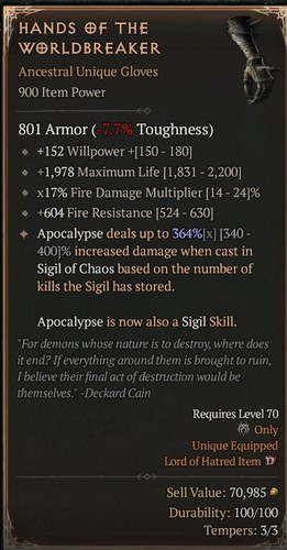 Hands the worldbreaker 900 - of,
