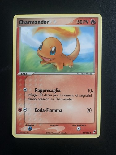Carta pokémon charmander - carta,