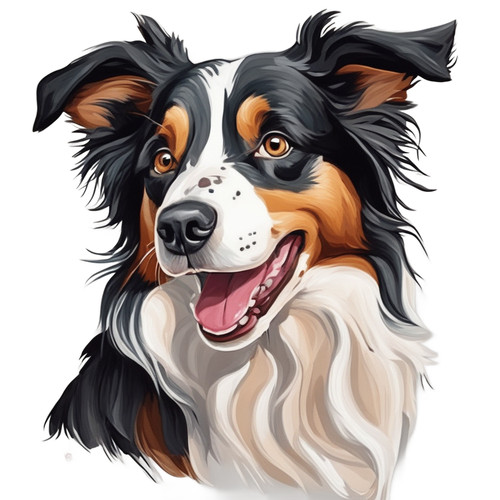 Adesivo xxl border collie - xxl,