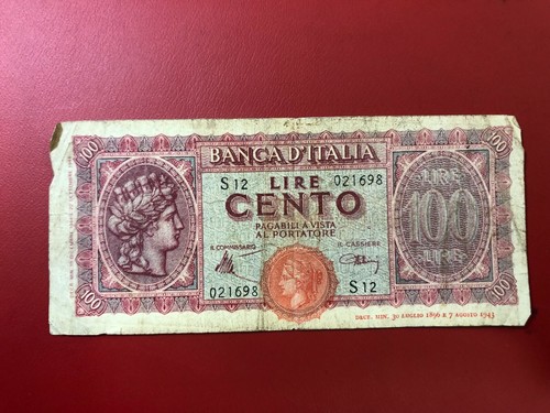 Luogotenenza 100 lire italia - luogotenenza,