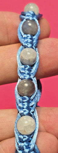 Bracciale regolabile perle