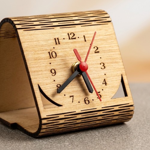 Orologio tavola 100 legno - orologio, da