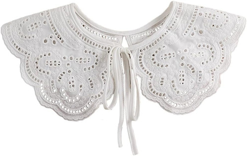 Colletto pizzo bianco - in,