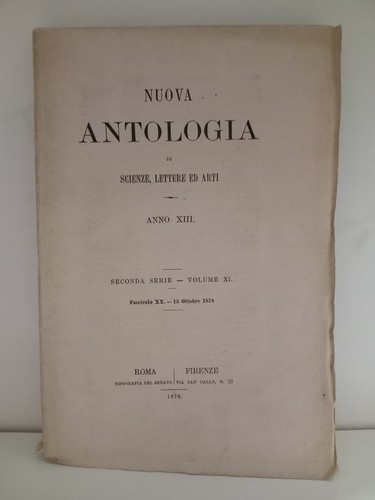 1878 nuova antologia - nuova, 20