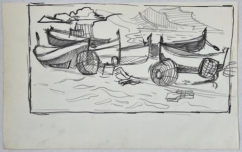 1956 spagna barche pesca - spagna,,